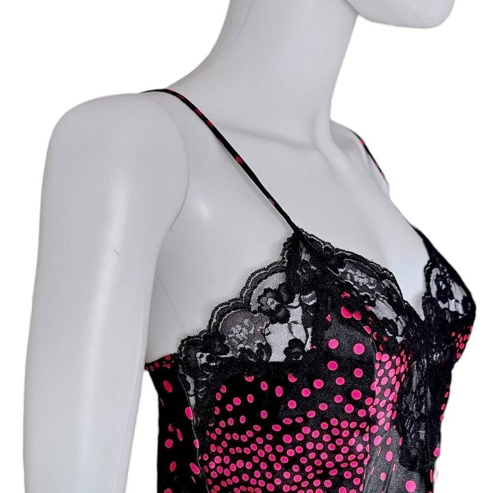 frederick’s of hollywood satin lace cami top - Picture 4 of 7